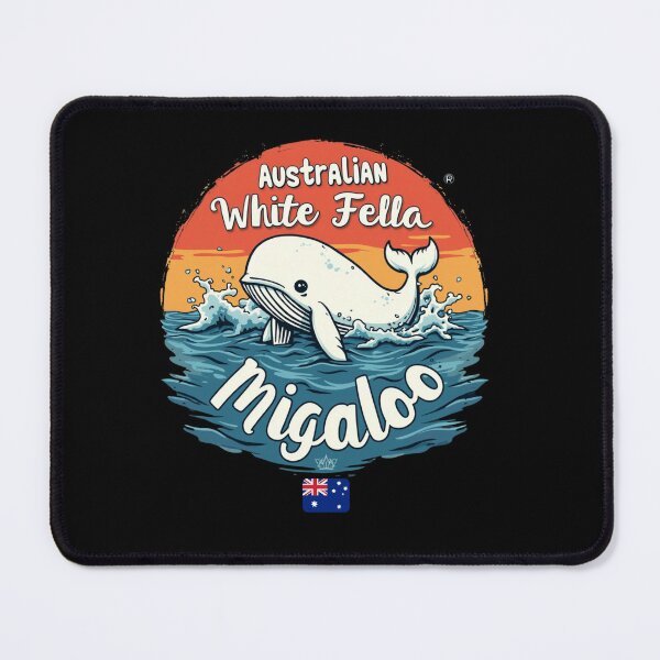 Item preview, Australian White Fella Migaloo designed and sold by GoPublicTeam.