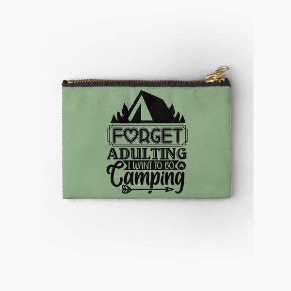 Item preview, Forget adulting I want to go Camping designed and sold by Wit & Wear Company.