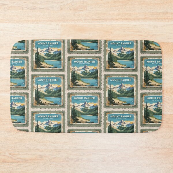 Item preview, Mount Rainier National Park Postcard Vintage Retro Travel designed and sold by TravelPostcardGems.