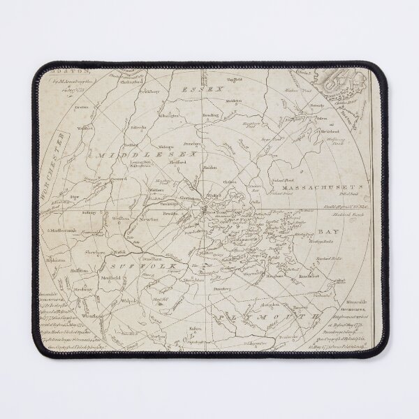 Item preview, 1775 Vintage Map Boston, "THIRTY-MILES Round BOSTON" designed and sold by Jeditwins.