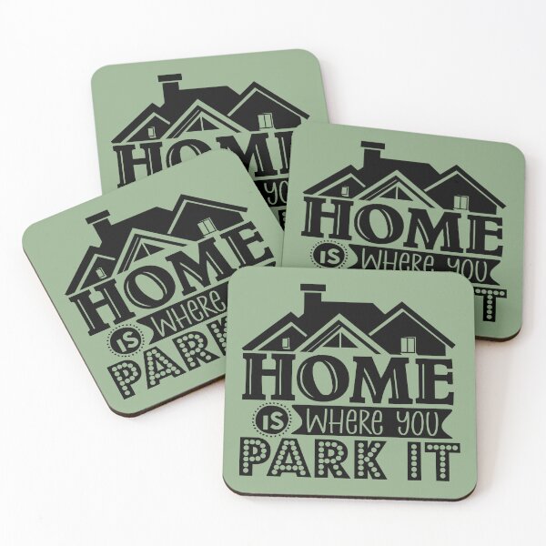 Item preview, Home is where you park it designed and sold by Wit & Wear Company.