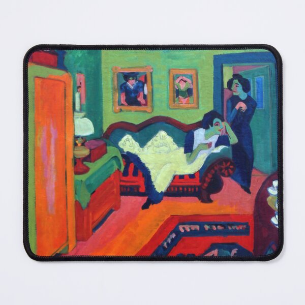 Item preview, ernst ludwig kirchner paintings, ernst ludwig kirchner self portrait, ernst ludwig kirchner prints, ernst ludwig kirchner artwork, ernst ludwig kirchner art designed and sold by diana-shaw.