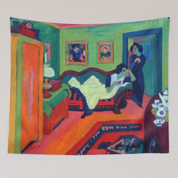 Item preview, ernst ludwig kirchner paintings, ernst ludwig kirchner self portrait, ernst ludwig kirchner prints, ernst ludwig kirchner artwork, ernst ludwig kirchner art designed and sold by diana-shaw.