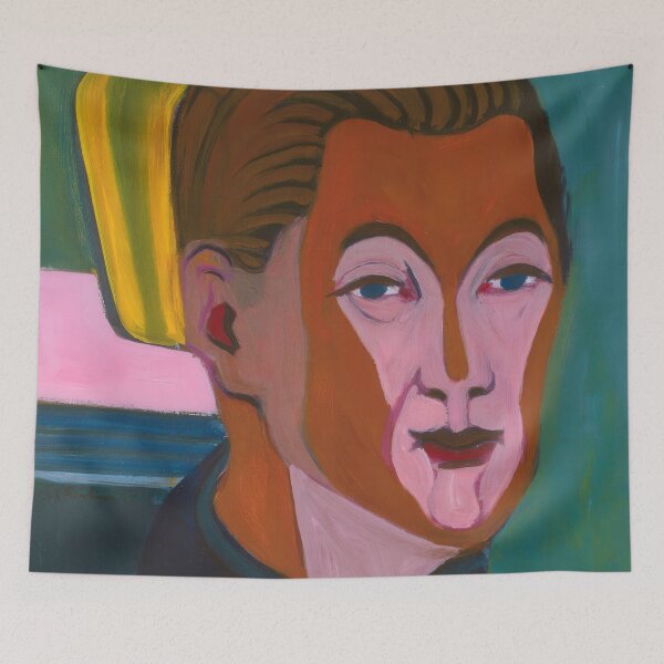 Item preview, ernst ludwig kirchner paintings, ernst ludwig kirchner self portrait, ernst ludwig kirchner prints, ernst ludwig kirchner artwork, ernst ludwig kirchner art designed and sold by diana-shaw.