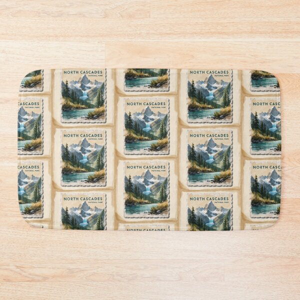 Item preview, North Cascades National Park Postcard Vintage Retro Travel designed and sold by TravelPostcardGems.