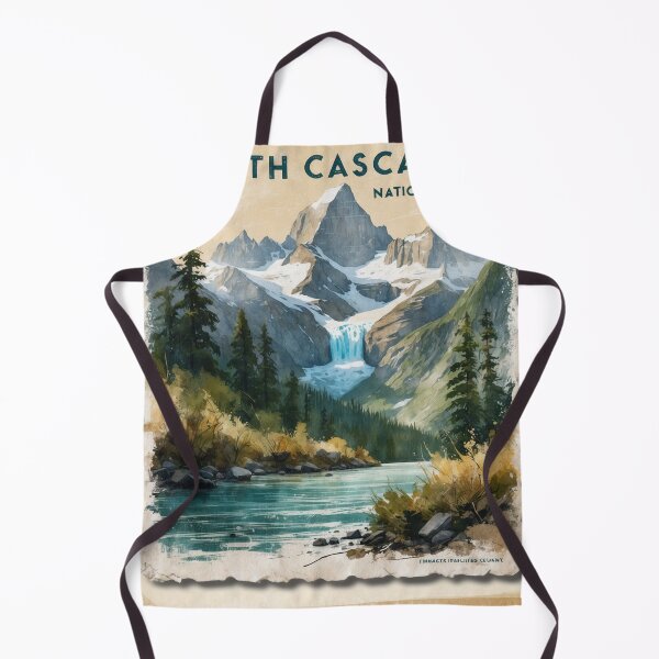 Item preview, North Cascades National Park Postcard Vintage Retro Travel designed and sold by TravelPostcardGems.