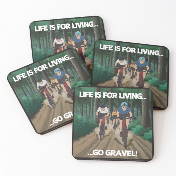 Item preview, Go Gravel Cycling - Life Is For Living - Eat My Dust designed and sold by EatMyDust-Bike.