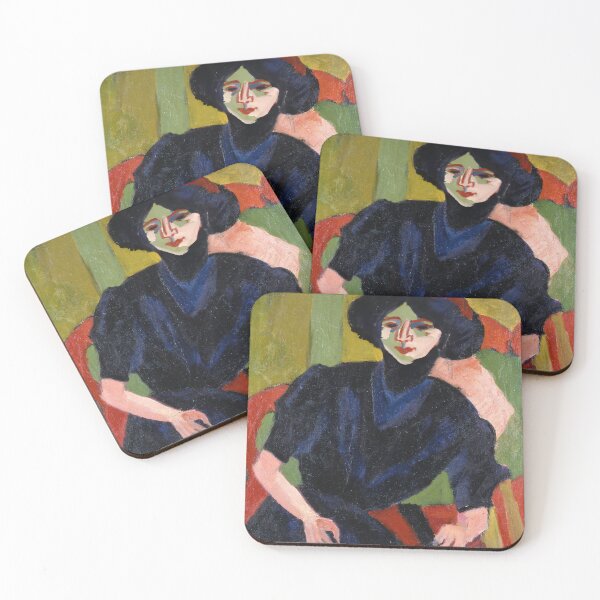 Item preview, ernst ludwig kirchner paintings, ernst ludwig kirchner self portrait, ernst ludwig kirchner prints, ernst ludwig kirchner artwork, ernst ludwig kirchner art designed and sold by diana-shaw.