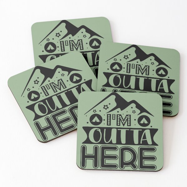 Item preview, I'M outta here designed and sold by Wit & Wear Company.
