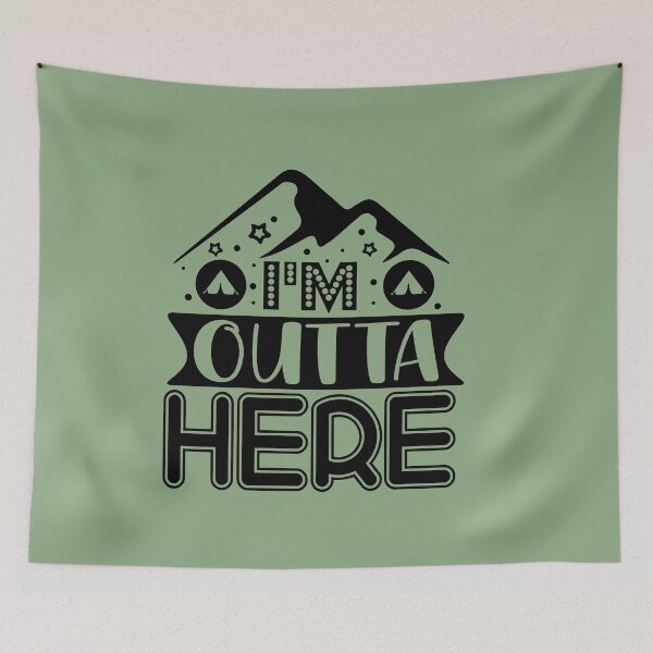 Item preview, I'M outta here designed and sold by Wit & Wear Company.