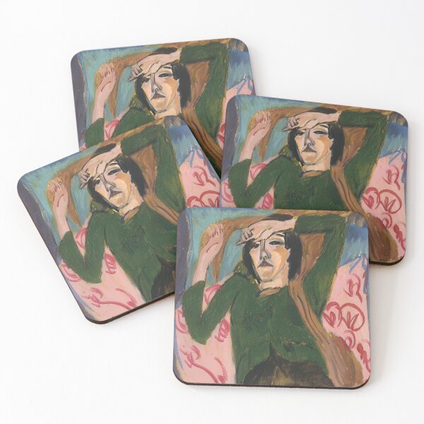Item preview, ernst ludwig kirchner paintings, ernst ludwig kirchner self portrait, ernst ludwig kirchner prints, ernst ludwig kirchner artwork, ernst ludwig kirchner art designed and sold by diana-shaw.