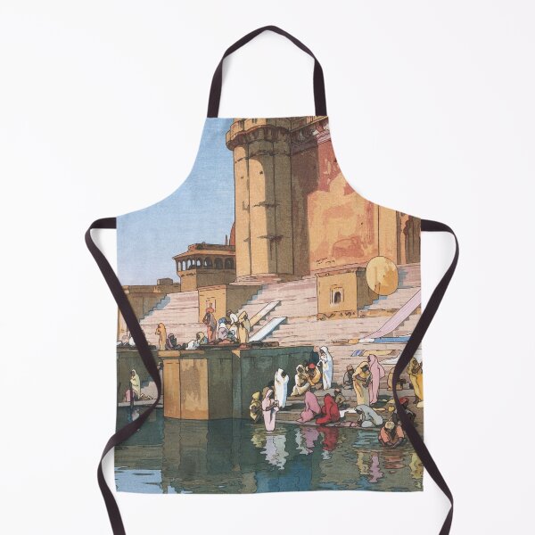 Item preview, Ghat in Benares by Yoshida Hiroshi designed and sold by Takeda-art.