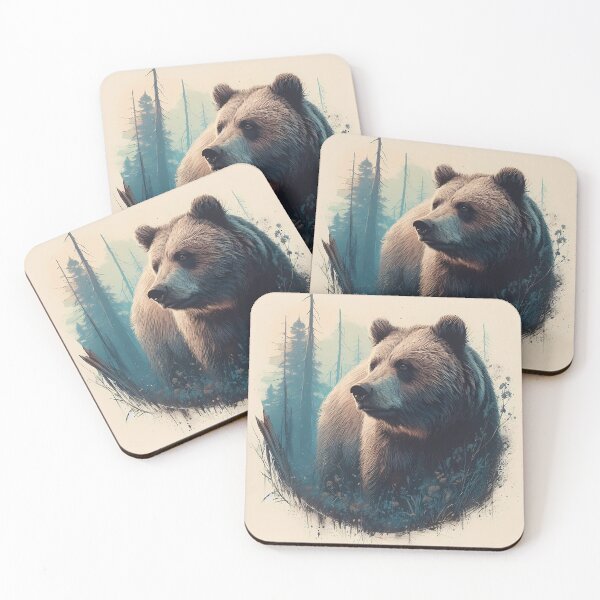 Artikelvorschau, Grizzly-Kunst Nr. 18 | Grizzly-Liebhaber entworfen und verkauft von ksgraphics222.