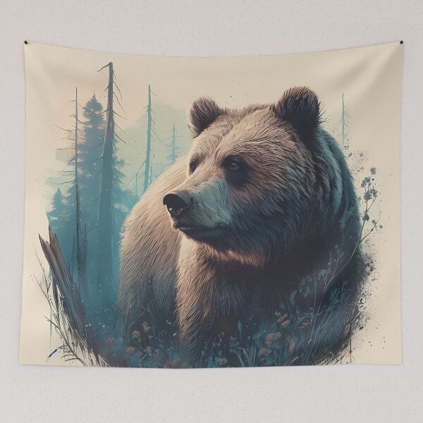 Artikelvorschau, Grizzly-Kunst Nr. 18 | Grizzly-Liebhaber entworfen und verkauft von ksgraphics222.