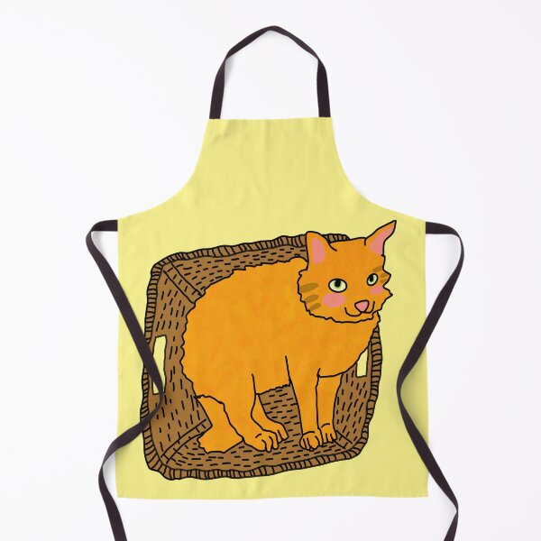 Item preview, Naughty Cat in the basket designed and sold by Kaewtaming.