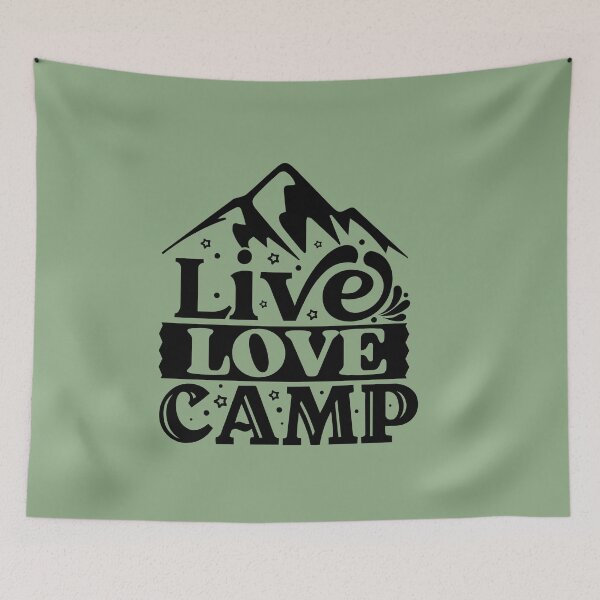 Item preview, Live love camp designed and sold by Wit & Wear Company.