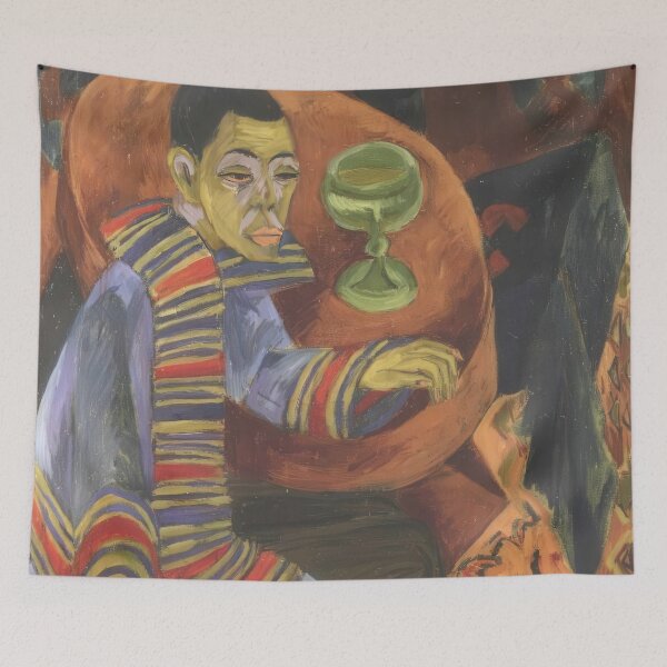 Item preview, ernst ludwig kirchner paintings, ernst ludwig kirchner self portrait, ernst ludwig kirchner prints, ernst ludwig kirchner artwork, ernst ludwig kirchner art designed and sold by diana-shaw.