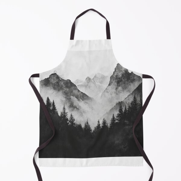 Item preview, Dark Landscape Mountains, Nature Wall Art designed and sold by NicolasGlowArt.