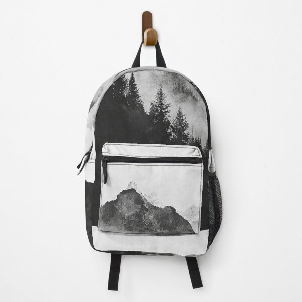 Item preview, Dark Landscape Mountains, Nature Wall Art designed and sold by NicolasGlowArt.