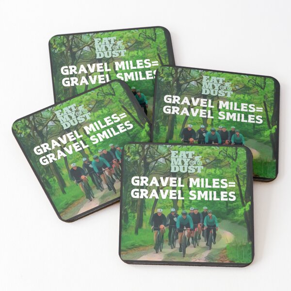 Item preview, Cycling - Gravel Miles = Gravel Smiles - Eat My Dust designed and sold by EatMyDust-Bike.