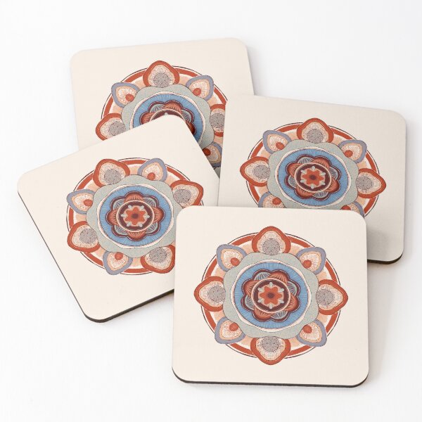 Item preview, Retro-Meets-Modern Floral Mandala designed and sold by BKeob20.