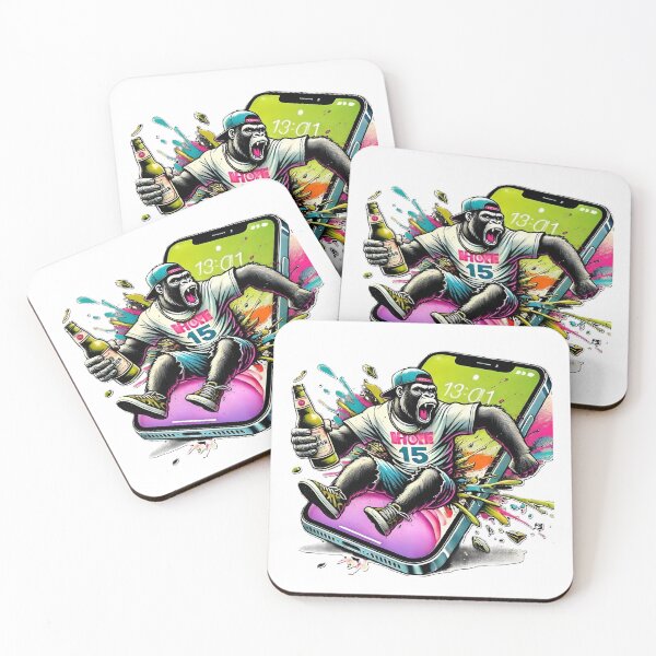 Item preview, Urban Gorilla Bursting Through Technology designed and sold by BaaBoom13.