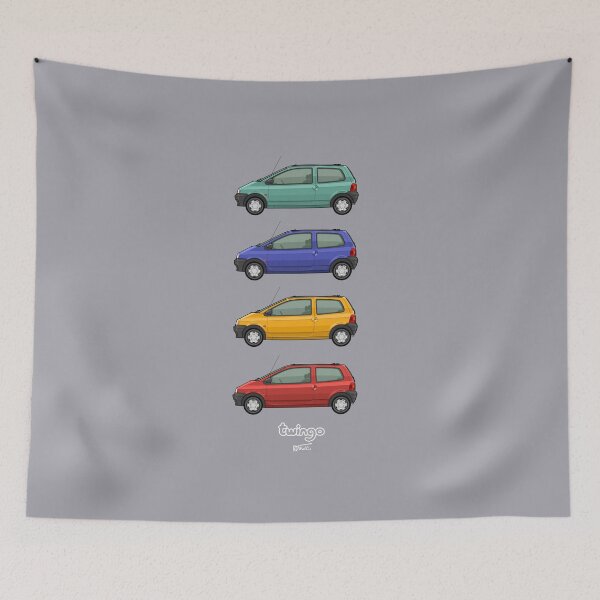 Item preview, mk1 Twingo classic car collection designed and sold by RJWautographics.