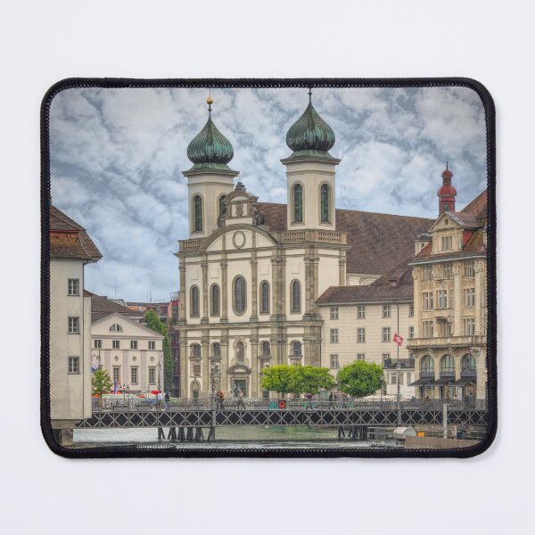 Item preview, The River Reuss and the Jesuit Church - Lucerne. designed and sold by Viv Thompson Photography .