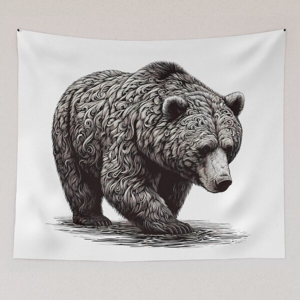 Artikelvorschau, Grizzly-Kunst Nr. 20 | Grizzly-Liebhaber entworfen und verkauft von ksgraphics222.
