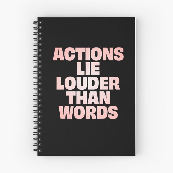 Item preview, Actions lie louder than words. v.2 designed and sold by x1brett.