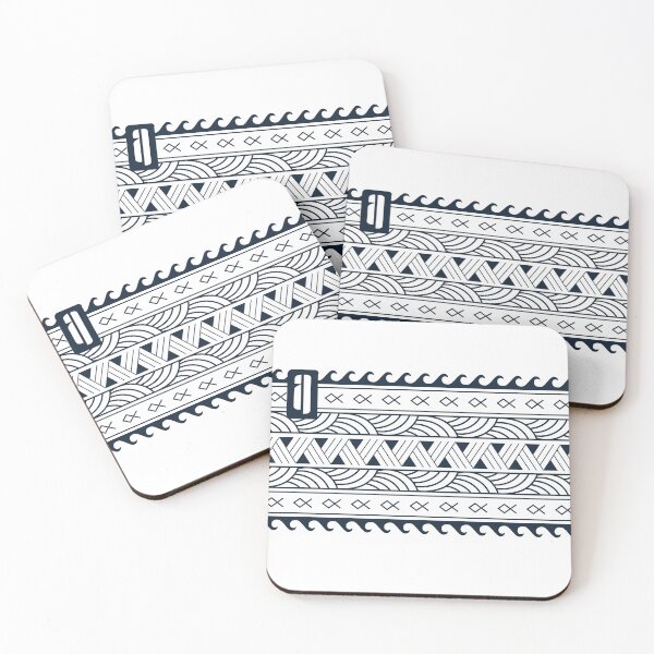 Item preview, ABLAQ Tribal Pattern 01 - Blue designed and sold by ABLAQ.