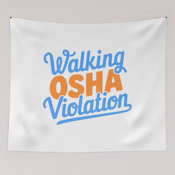 Item preview, Walking Osha Violation! Funny Blue And Orange Osha designed and sold by PMCreative.