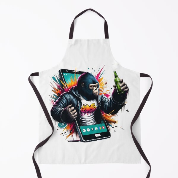 Item preview, Gorilla Breaking Free Through Technology designed and sold by BaaBoom13.