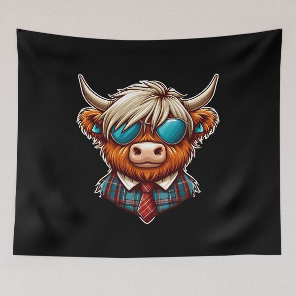 Item preview, Scottish Hairy Highland Cow designed and sold by Azrora.