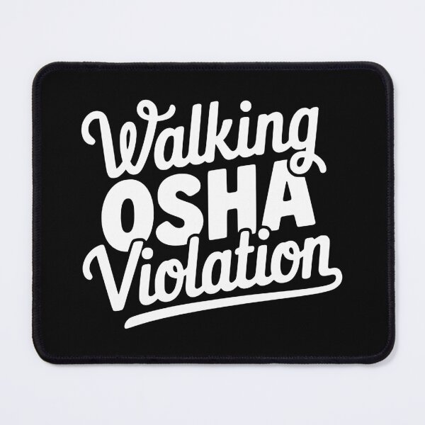 Item preview, Walking Osha Violation! Funny Black And White Osha designed and sold by PMCreative.