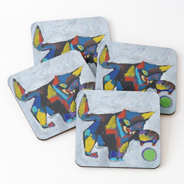 Item preview, ABSTRACT CAT PLAYING WITH A BALL designed and sold by lautir.