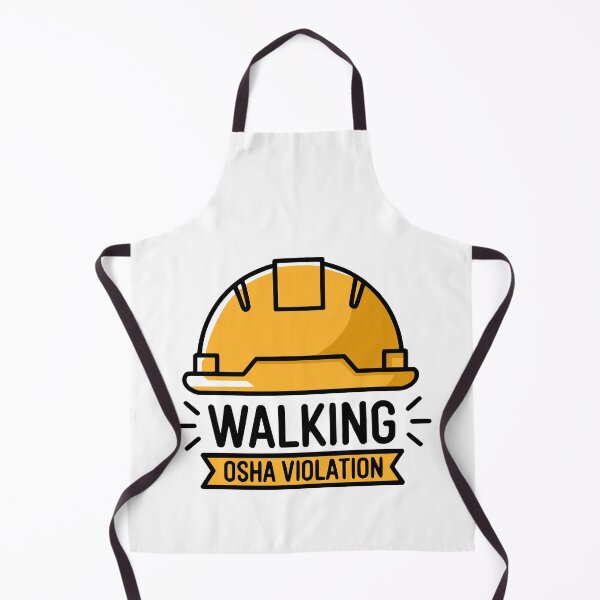 Item preview, Walking Osha Violation! Funny Hardhat Osha designed and sold by PMCreative.