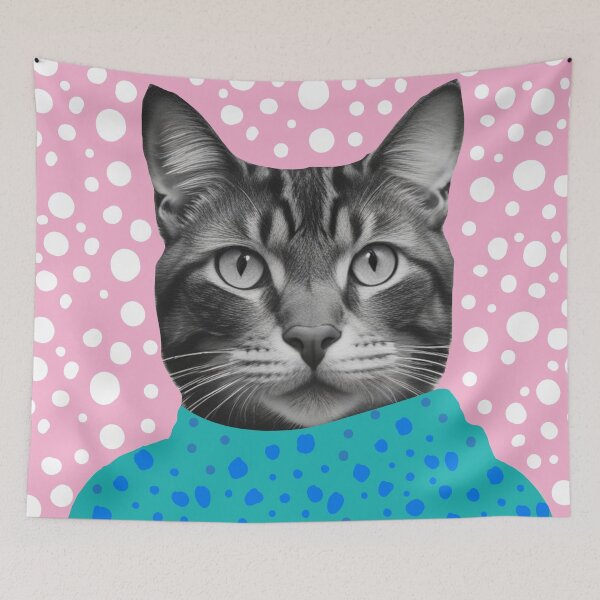 Item preview, Spotty cat designed and sold by GasconyPassion.