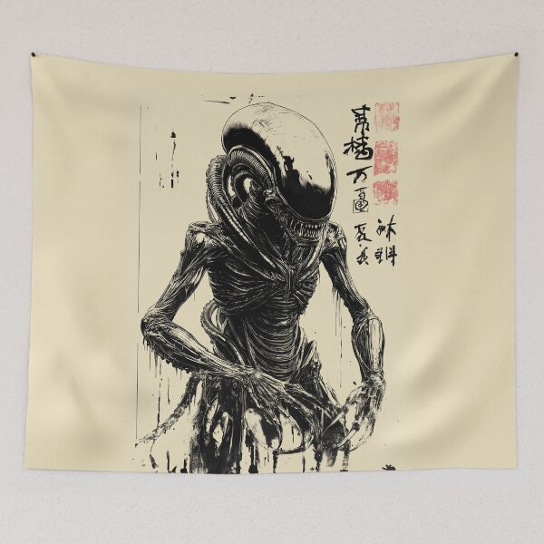 Item preview, Xenomorph Poster Design designed and sold by blackdogshop.