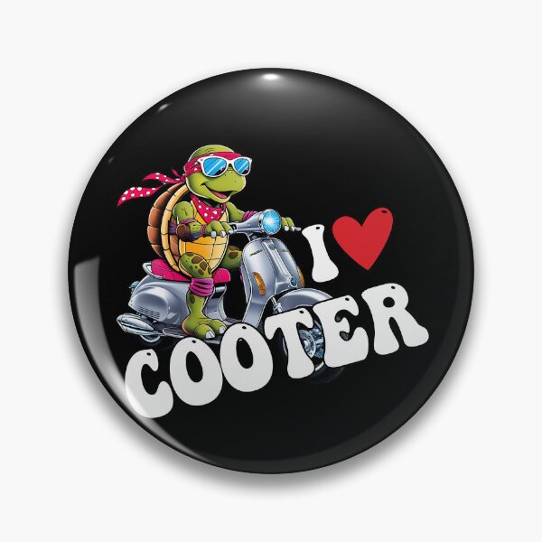 Item preview, Funny I Love Cooter, I Heart Tortue, Scooter Lovers designed and sold by ArtByKatti.