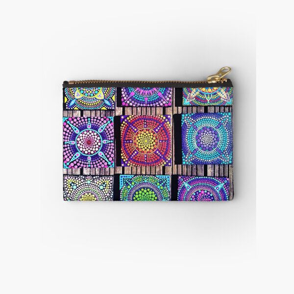 Item preview, Mandala canvasses on wooden decking designed and sold by JWRocks.