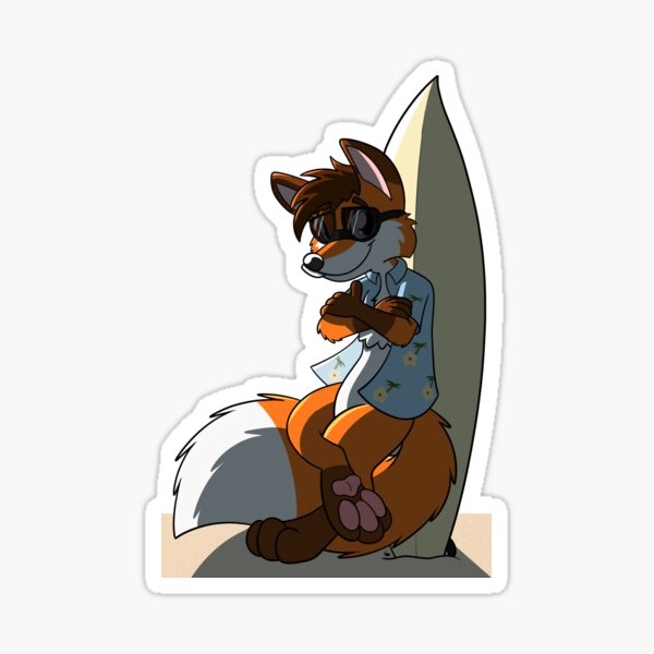 Surfer Chase (Sticker) Sticker