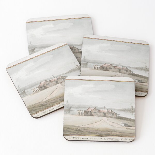Item preview, 1764 Vintage watercolor of St. Augustine, Florida  designed and sold by Jeditwins.