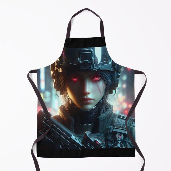 Item preview, Female Soldier of the Future designed and sold by GalleryBrisArt.