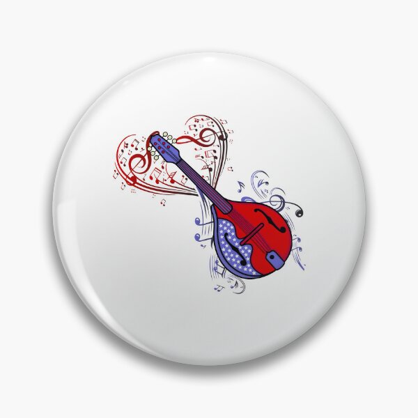 Item preview, Mandolin Player Men Country Music 4th Of July Mandolin designed and sold by DSWShirts.