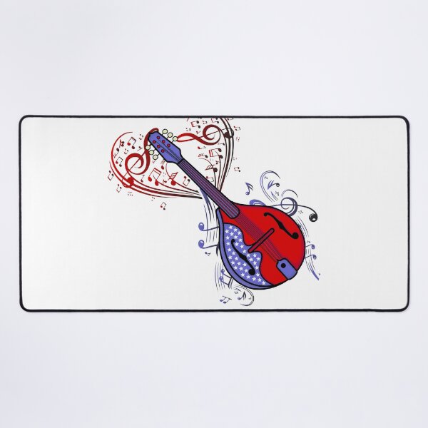 Item preview, Mandolin Player Men Country Music 4th Of July Mandolin designed and sold by DSWShirts.
