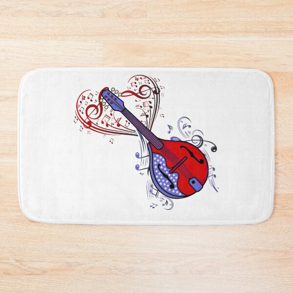 Item preview, Mandolin Player Men Country Music 4th Of July Mandolin designed and sold by DSWShirts.