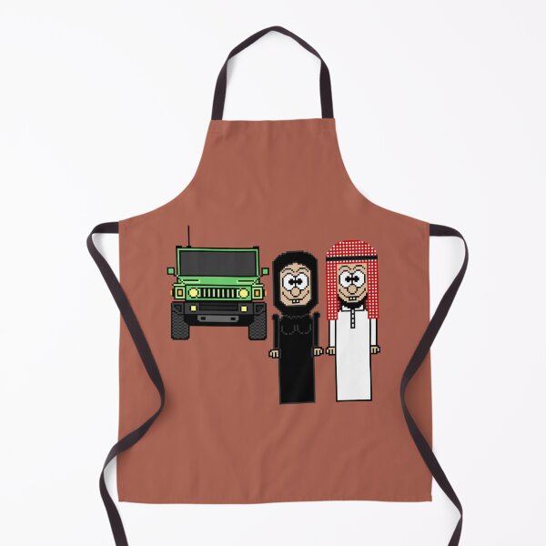 Item preview, Sheikh & Sheikha Pixel with Hummer designed and sold by pattern-of-dots.