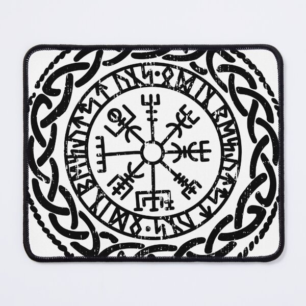 Item preview, Viking Compass with Runes and Nordic Elements - Norse Mythology Design designed and sold by TurtleDojo.