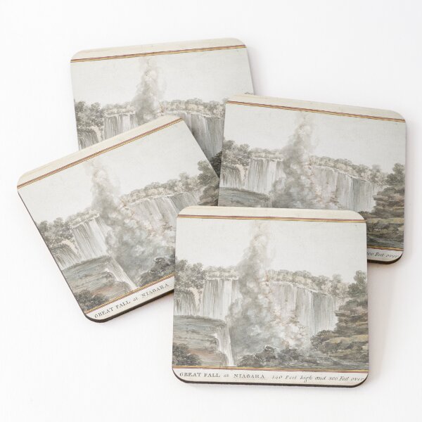 Item preview, Vintage watercolor of "VIEW of the GREAT FALL at NIAGARA " 1765 designed and sold by Jeditwins.